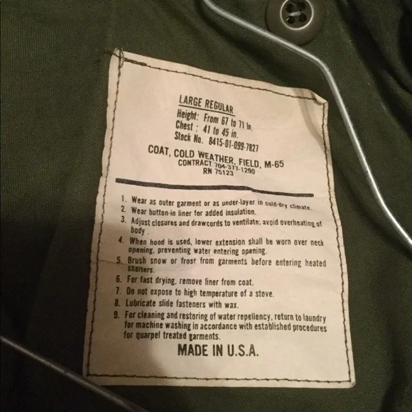 US Army field winter coat - Picture 5 of 5